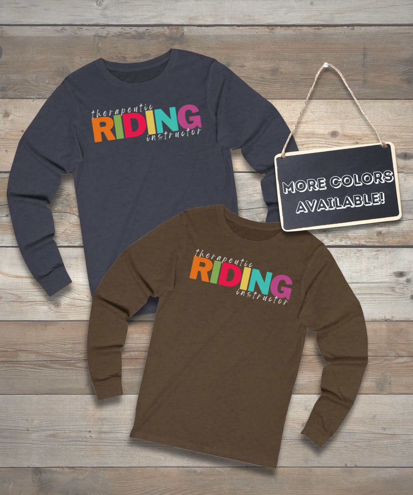 Therapeutic Riding Instructor- unisex long sleeve shirt