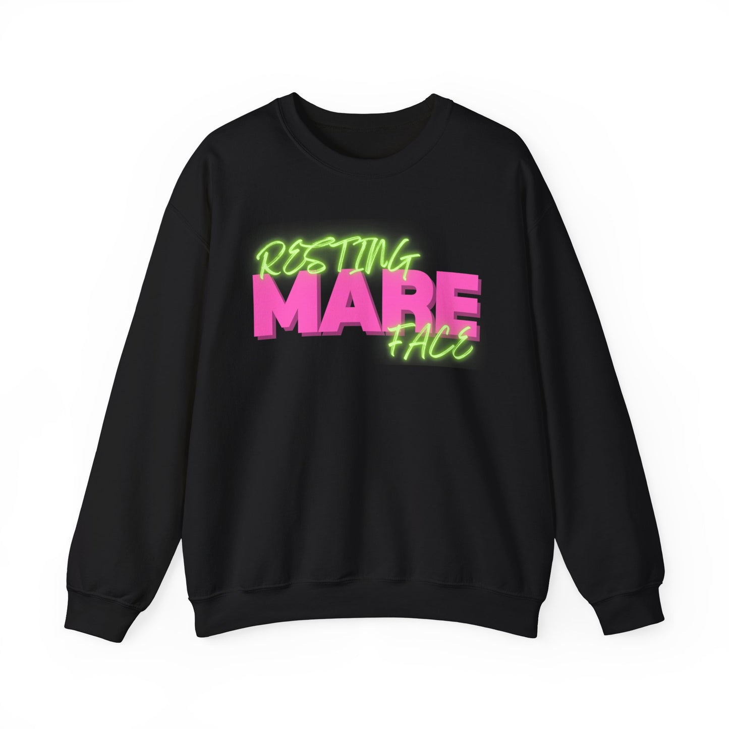 Resting Mare Face- unisex crewneck sweatshirt