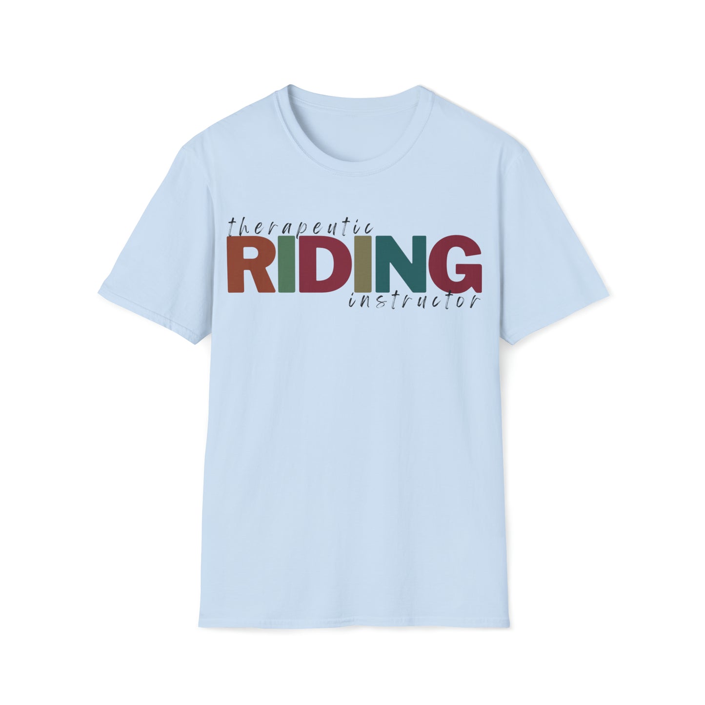 Therapeutic Riding Instructor shirt- unisex short sleeve t-shirt