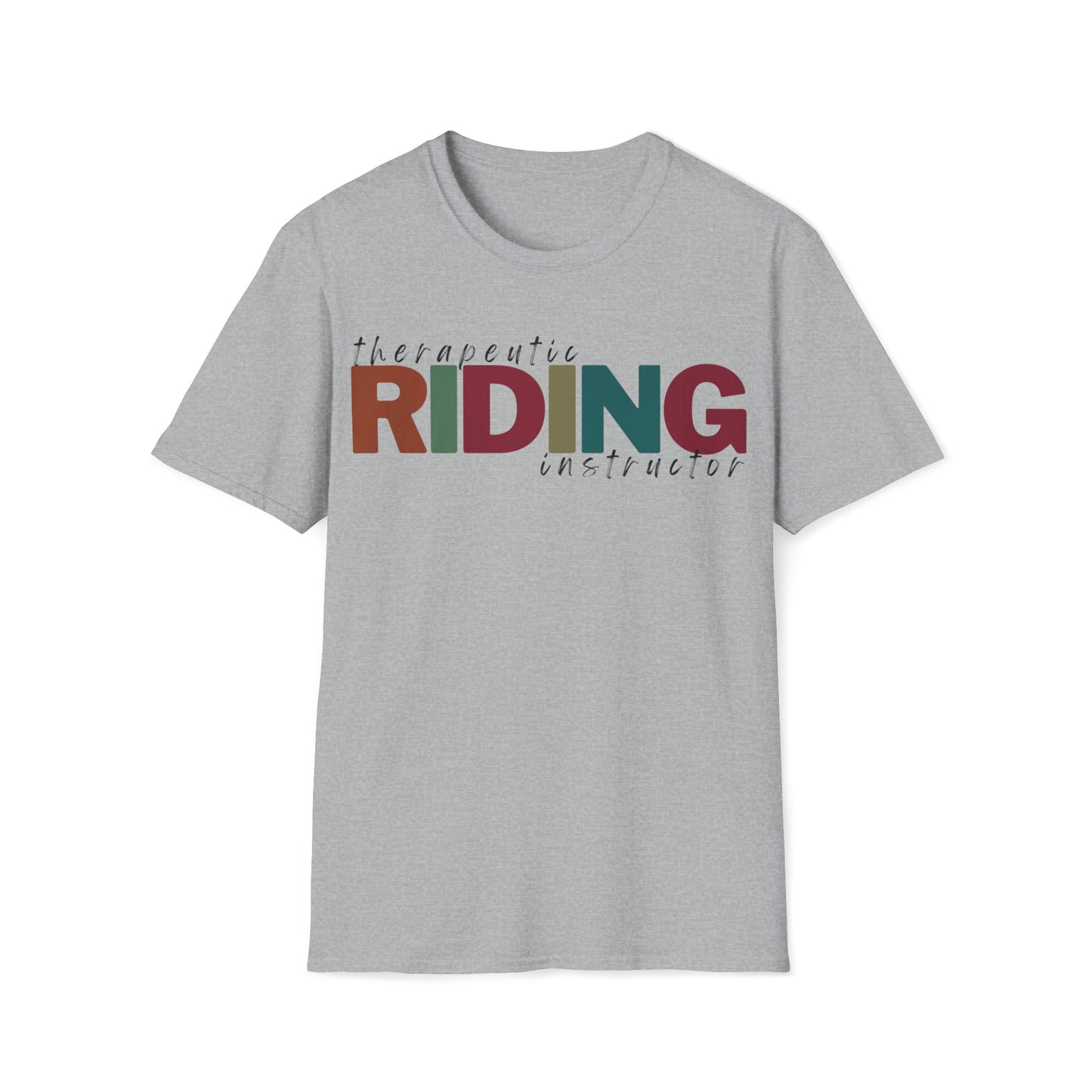 Therapeutic Riding Instructor shirt- unisex short sleeve t-shirt