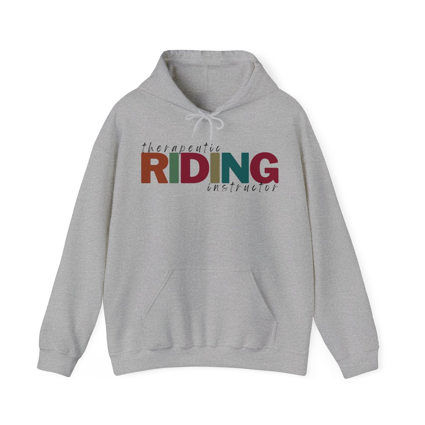 Therapeutic Riding Instructor hoodie- unisex fit hooded sweatshirt