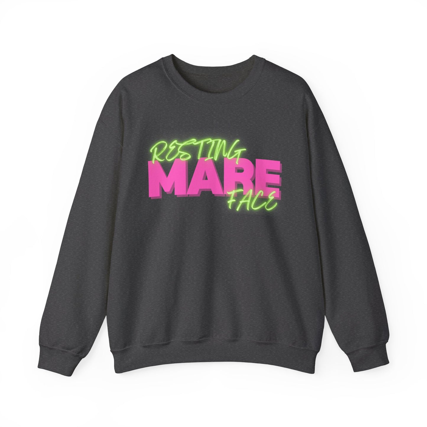 Resting Mare Face- unisex crewneck sweatshirt