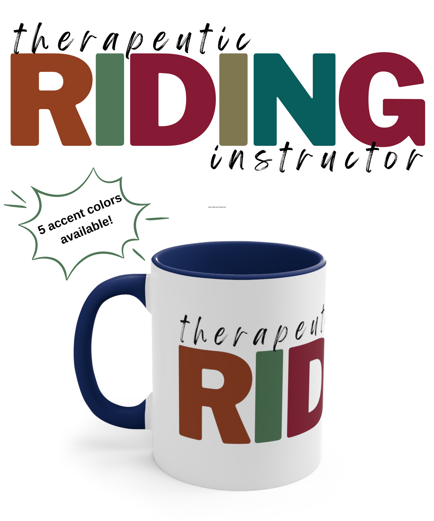 Therapeutic Riding Instructor Mug 11 oz mug